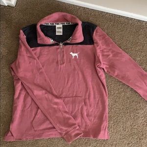 Victoria secret half zip sweater